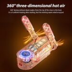 Electric Shoes Dryer Boot Heater Deodorizer Dehumidifier Machine Home Portable Smart Electric Shoe Drying (White)