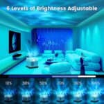 Ocean Wave Projector Night Lamp Water Ripple Light Northern Lights 3D Illusion Projector Lamp