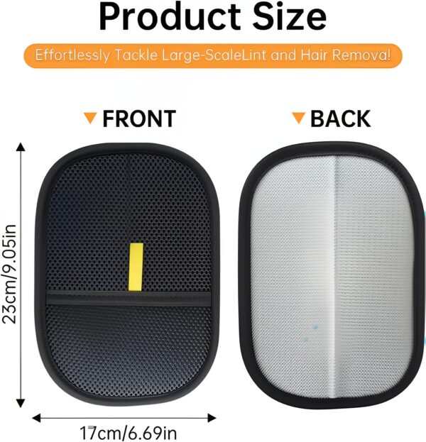 Pet Hair Removal Glove for Cats & Dogs, 2025 Newly Upgraded Five-Finger Electrostatic Pet Hair Gloves, Reusable Pet Hair Remover Tool for Clothing, Couch, Carpet, Cat Grooming Gloves-1 PCS