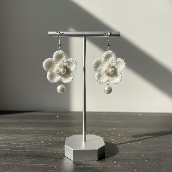 Handcrafted Woolen Earrings - A Touch of Elegance