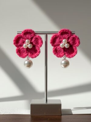 Handcrafted Woolen Earrings - A Touch of Elegance