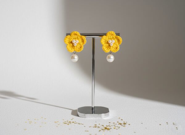 Handcrafted Woolen Earrings - A Touch of Elegance